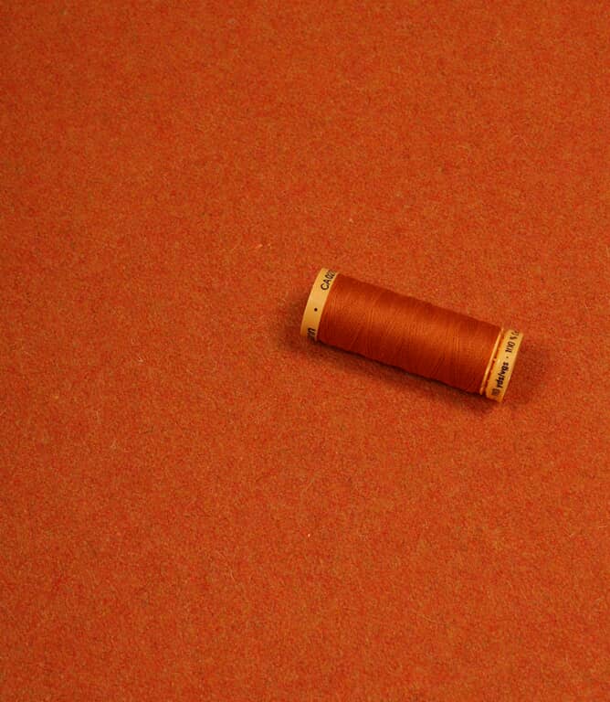 Morris Wool Fabric / Tangerine