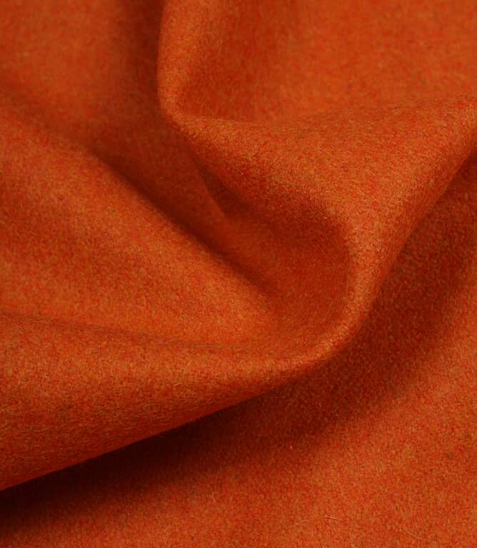 Morris Wool Fabric / Tangerine