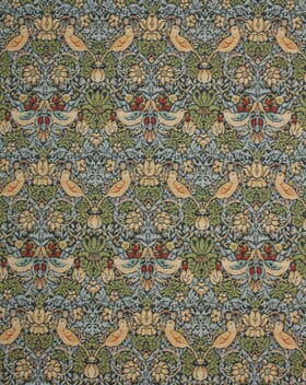 William Morris Strawberry Thief Tapestry Mini Fabric / Navy William Morris Strawberry Thief Tapestry Mini Fabric / Navy