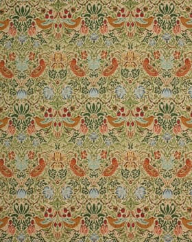 William Morris Strawberry Thief Tapestry Mini Fabric / Natural William Morris Strawberry Thief Tapestry Mini Fabric / Natural