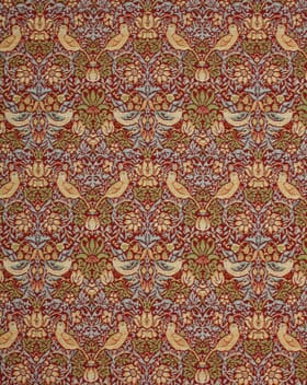 William Morris Strawberry Thief Tapestry Mini Fabric / Wine William Morris Strawberry Thief Tapestry Mini Fabric / Wine