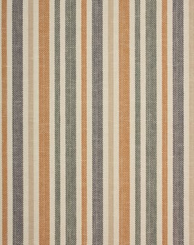 Bourton Stripe Fabric / Burnt Orange Bourton Stripe Fabric / Burnt Orange