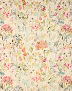 Voyage Maison Country Hedgerow Clearance Fabric / Coral linen Voyage Maison Country Hedgerow Clearance Fabric / Coral linen