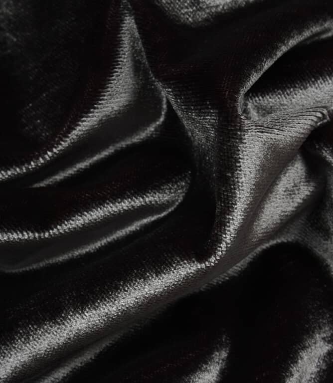 Voyage Maison Emerald Velvet Fabric / Charcoal