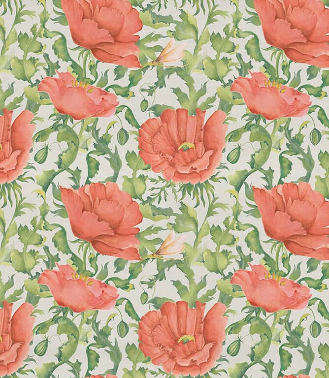 Valeria Clearance Fabric / Scarlet