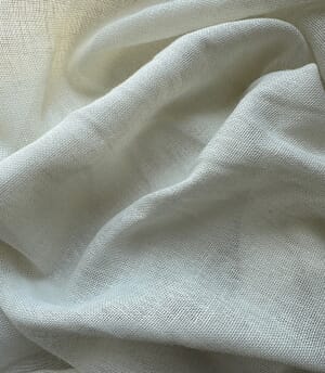 Lisbon Sheer Fabric / Bleached