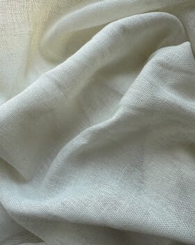 Lisbon Sheer Fabric / Bleached Lisbon Sheer Fabric / Bleached