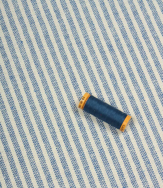 Sandbank Stripe Fabric / Royal