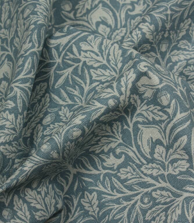 William Morris  Acorn Fabric / Blue