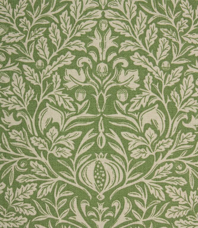 William Morris  Acorn Fabric / Green