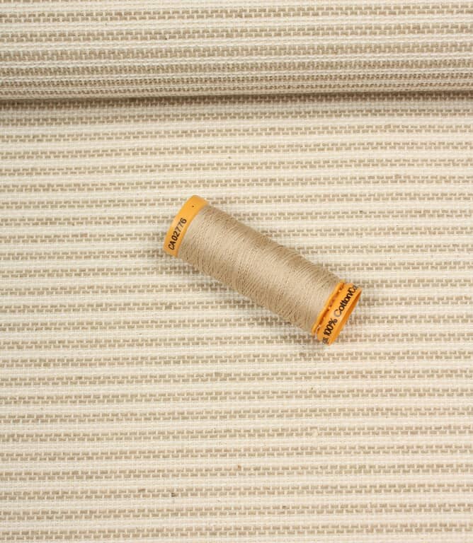 Highbury Stripe Fabric / Sand