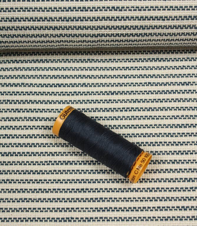 Highbury Stripe Fabric / Indigo