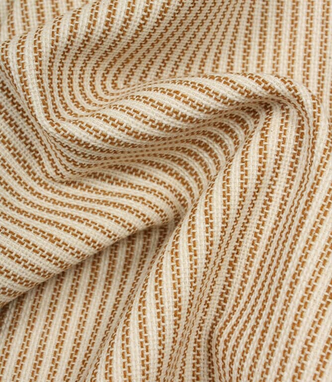Highbury Stripe Fabric / Ochre