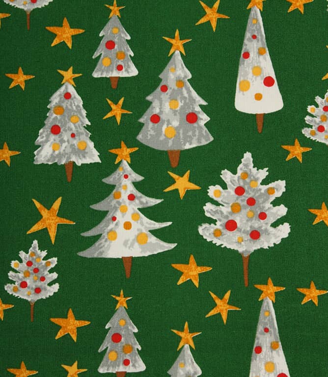 Festive Spruce Fabric / Green