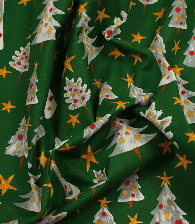 Festive Spruce Fabric / Green