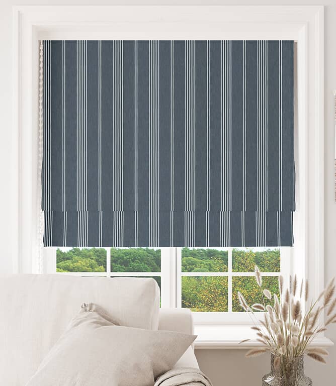 Cheltenham Stripe Fabric / Twilight