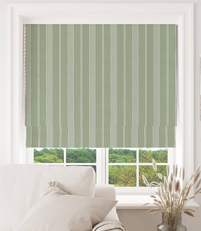 Cheltenham Stripe Fabric / Sage