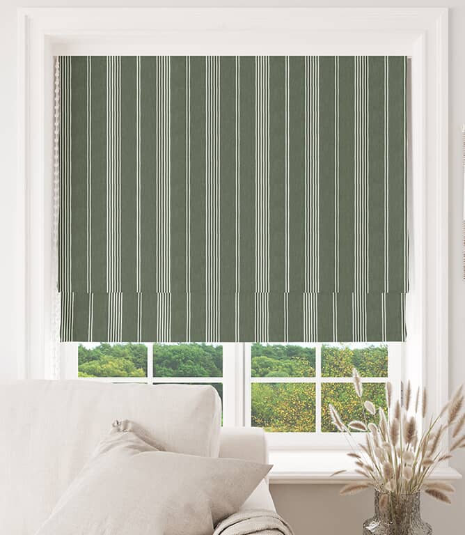 Cheltenham Stripe Fabric / Ivy