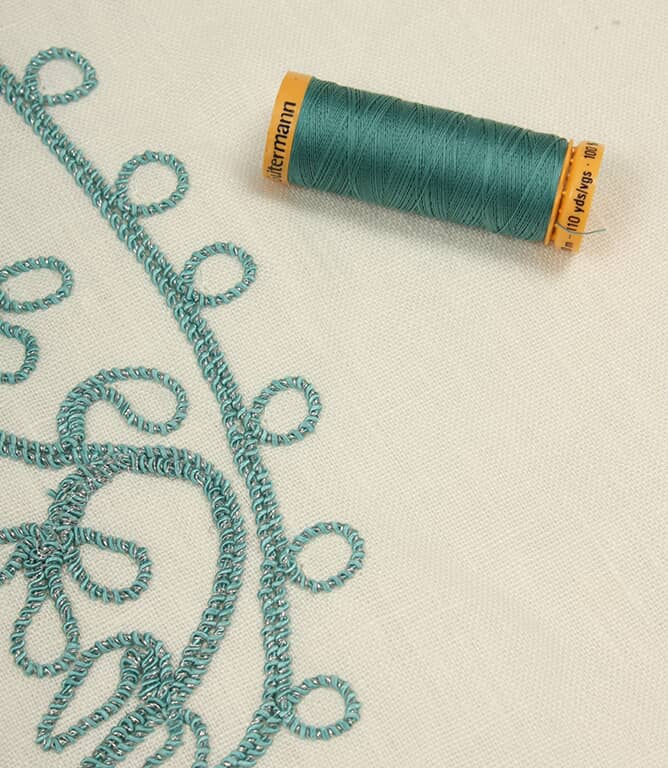 Design Forum Kashmir Fabric / Teal