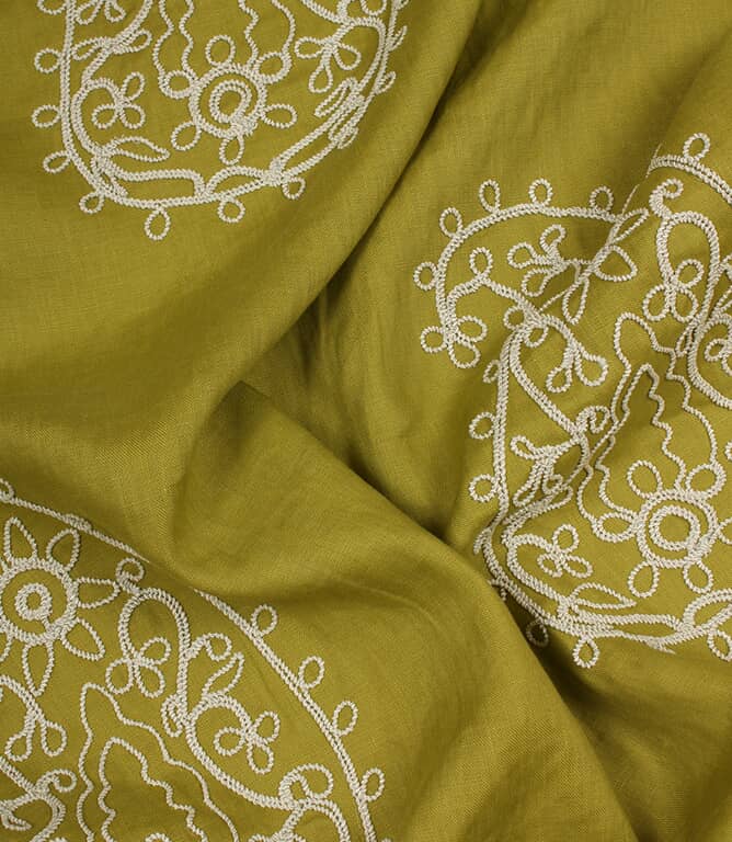 Design Forum Kashmir Fabric / Lime / Ivory