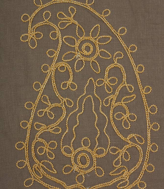 Design Forum Kashmir Fabric / Slate / Ochre