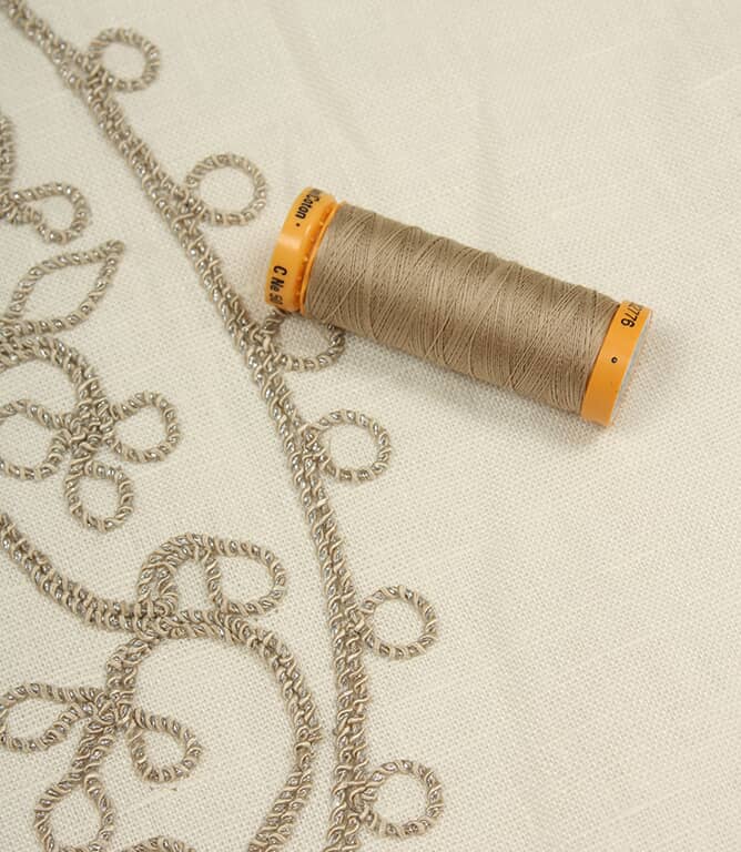 Design Forum Kashmir Fabric / Ivory / Linen