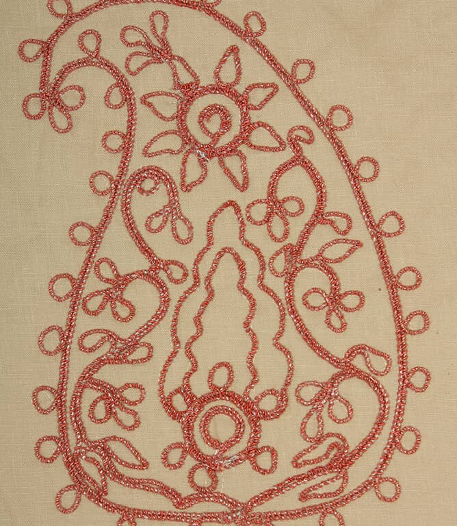 Design Forum Kashmir Fabric / Stone / Rose