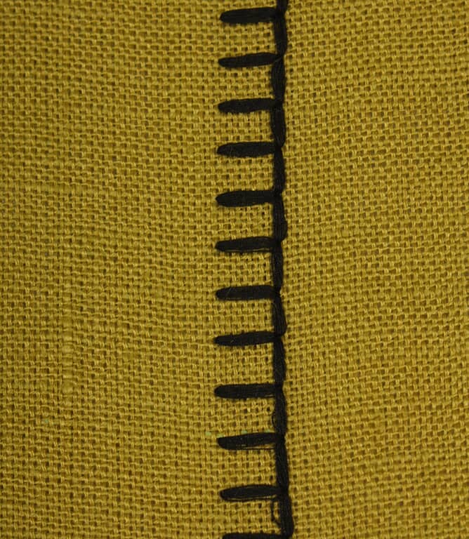 Design Forum Stitched Up Fabric / Lime / Noir