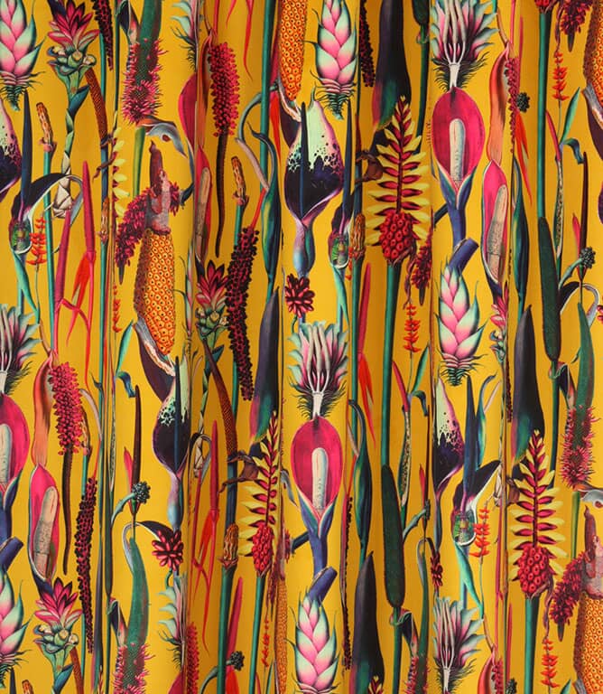 Exotic Velvet Fabric / Ochre