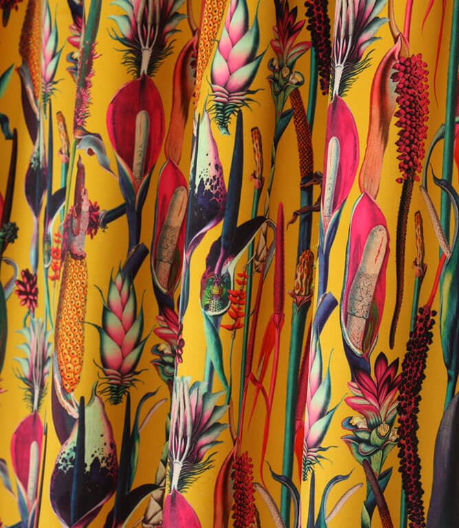 Exotic Velvet Fabric / Ochre