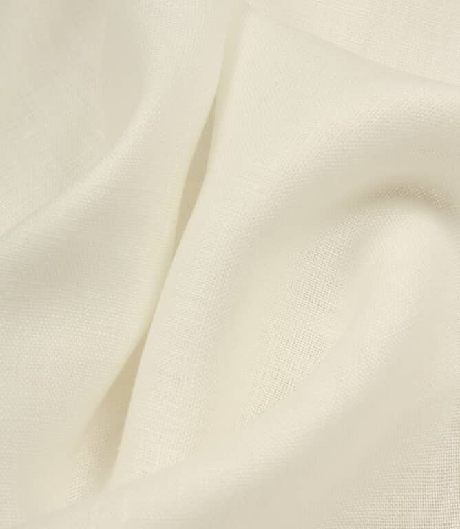 Stowe Linen Fabric / Blanc