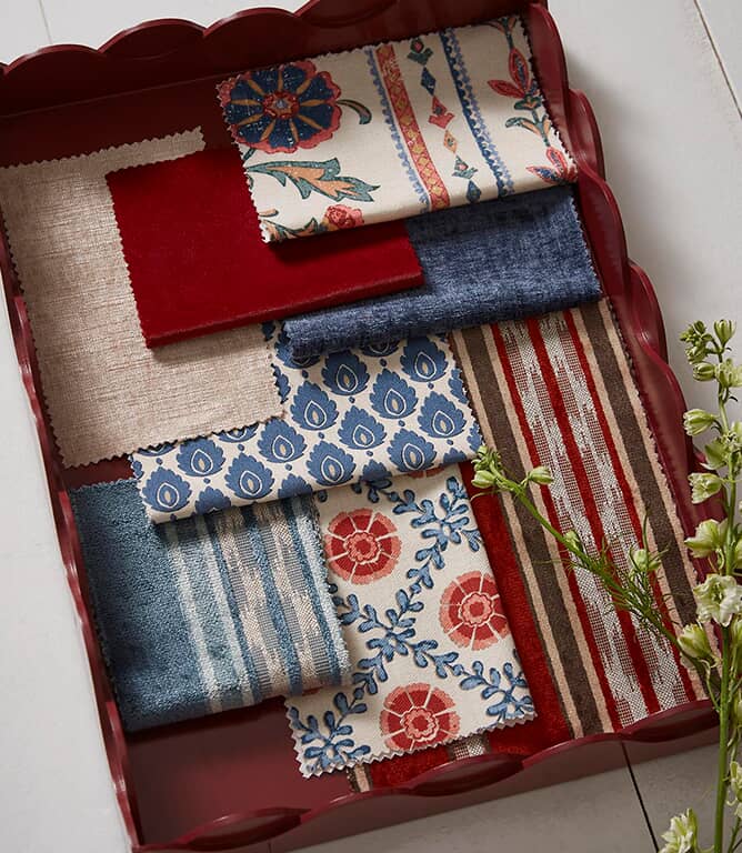 iLiv Marari Fabric / Ruby