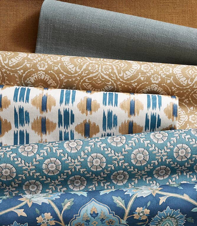 iLiv Bandhani Fabric / Navy