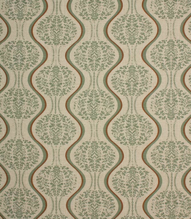 Apple Green / Hazelnut Fabric