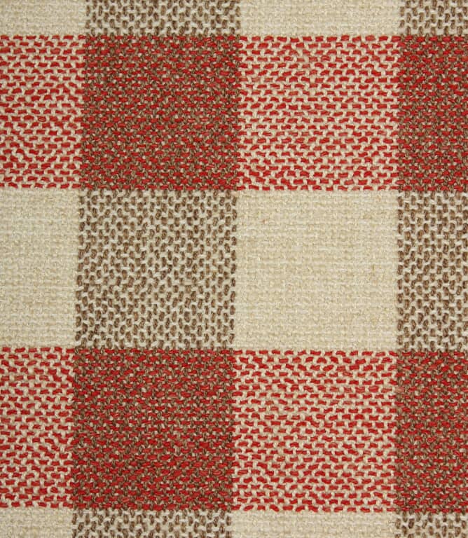 Wilby Check FR Fabric / Red