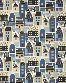 St Ives Fabric / Navy