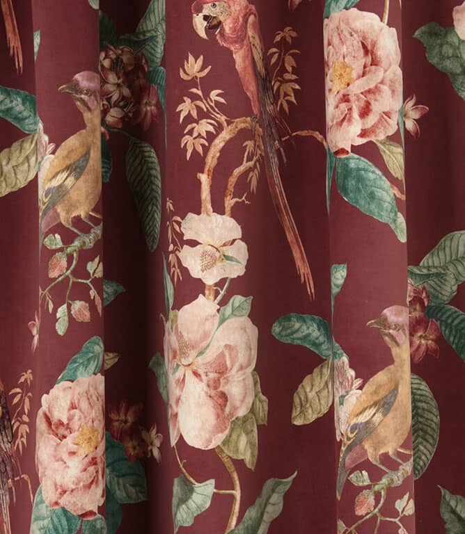 iLiv Enchanted Garden Fabric / Damson