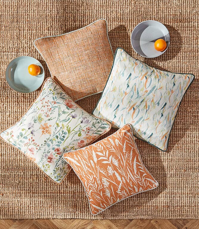 iLiv Wild Grasses Fabric / Clementine