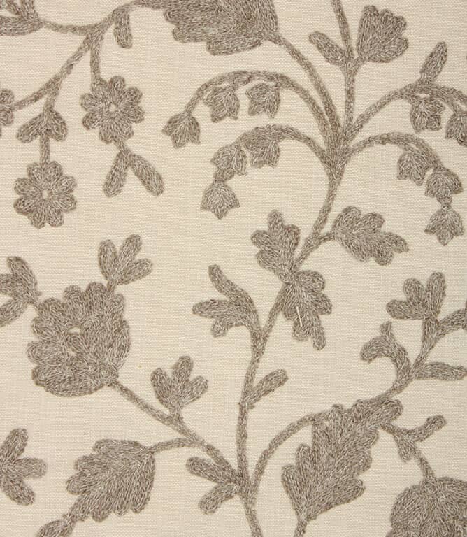 JF Crewel Fabric / Mink