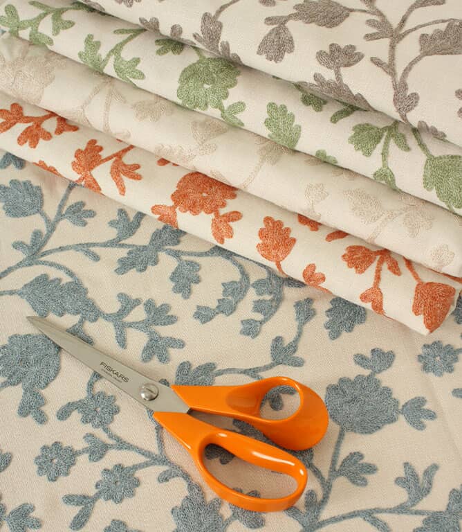 JF Crewel Fabric / Mink