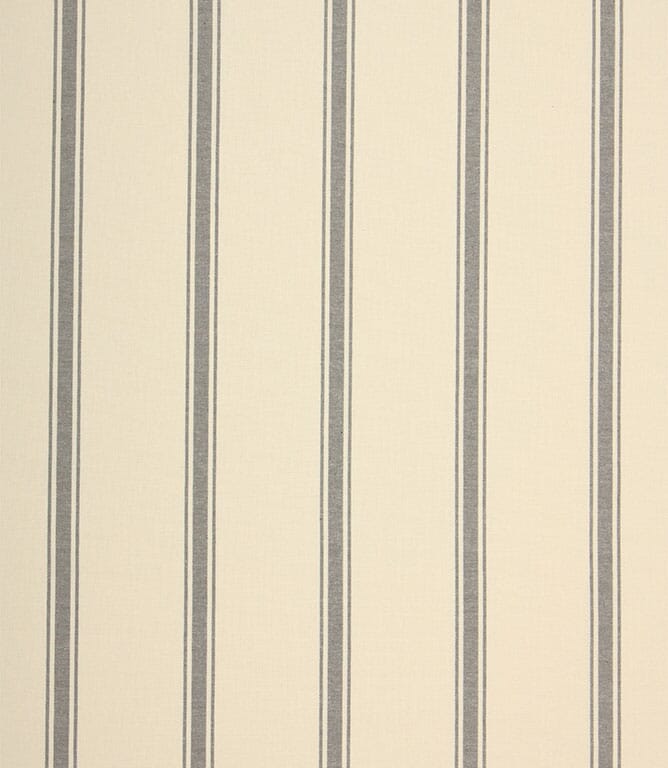Grey St Agnes Wide Stripe Fabric