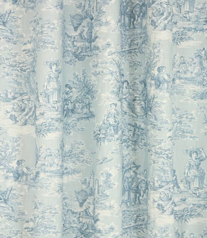 Esme Toile Fabric / Wedgewood
