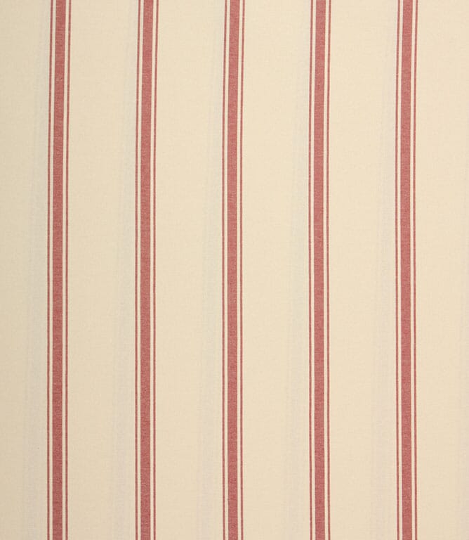 Red St Agnes Wide Stripe Fabric