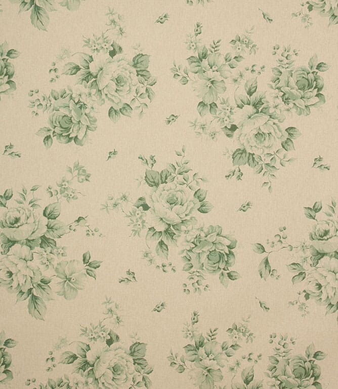Green Grande Floral Fabric