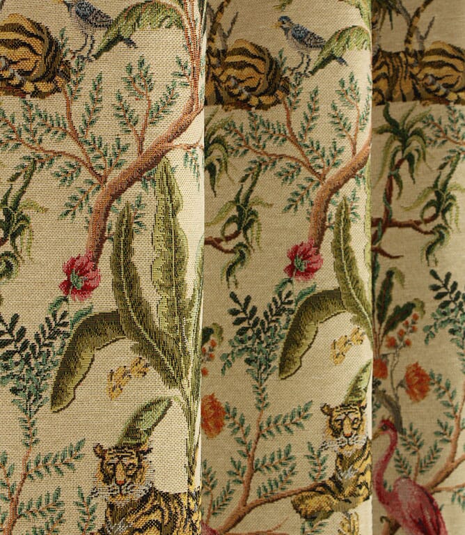 Jungle Tapestry Fabric / Cream