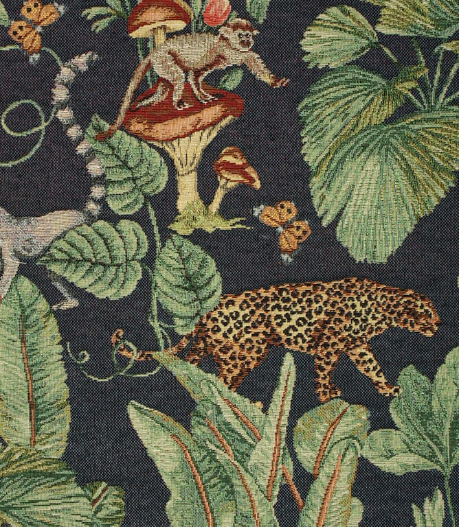 Tropical Forest Tapestry Fabric / Marine