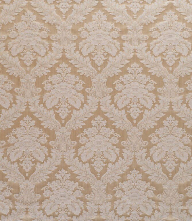 Champagne Montacote Damask Fabric