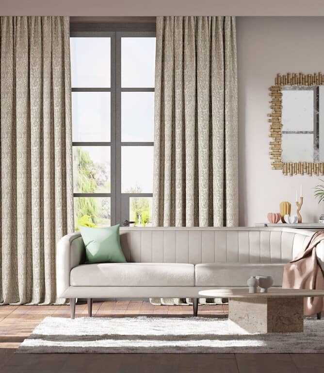 Harlequin Seduire Fabric / Oyster