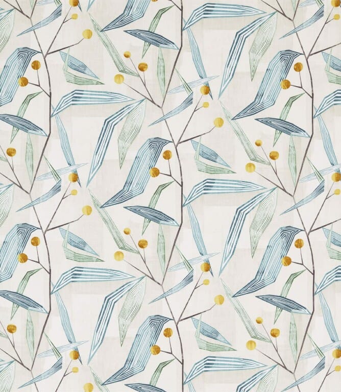 Emerald / Ochre Entity Fabric