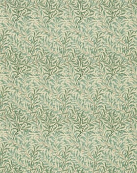 Morris & Co Willow Boughs Fabric / Cream / Pale Green